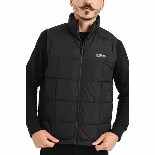 Men's Sports Gilet Jjben Square Bodywarmer Black