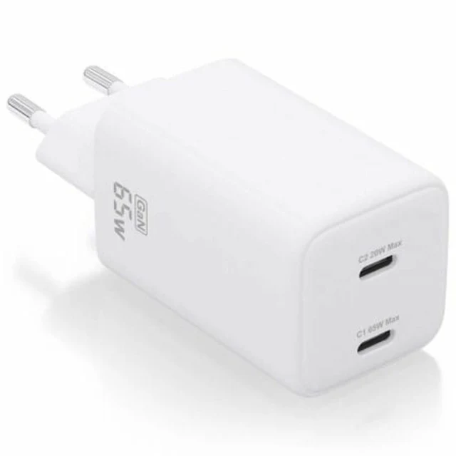 Wall Charger ASCH-65W2P039-W White Multicolour 65 W