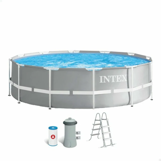 Removable pool Prism Frame 366 x 99 x 366 cm 366 x 99 cm 8592 l