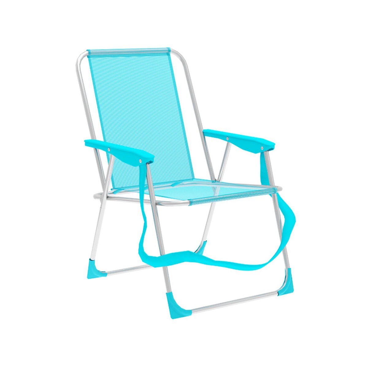 Folding Chair Aquamarine 53 x 78 x 56 cm