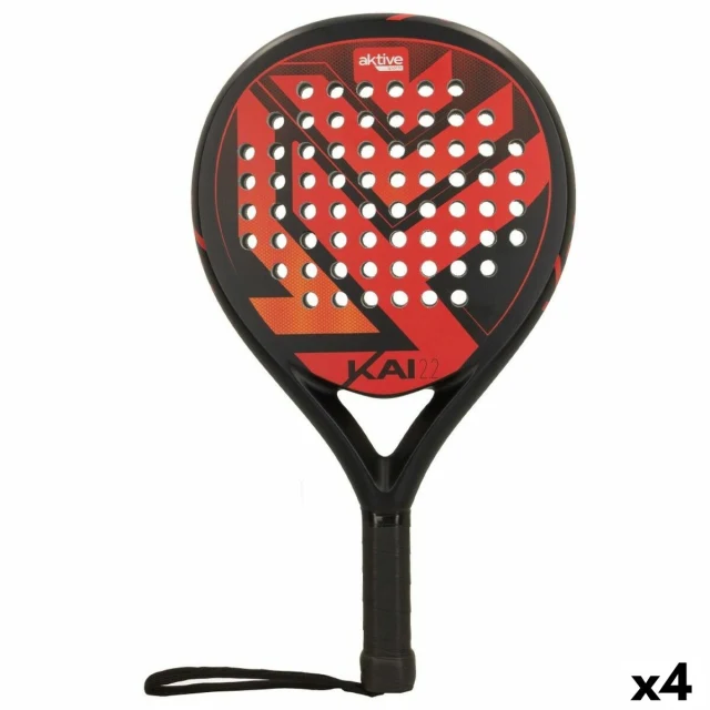 Squash racket Black/Red (4 Units)