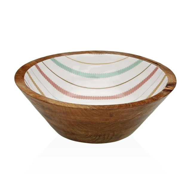 Salad Bowl Flint Mango wood 30 x 10 x 30 cm