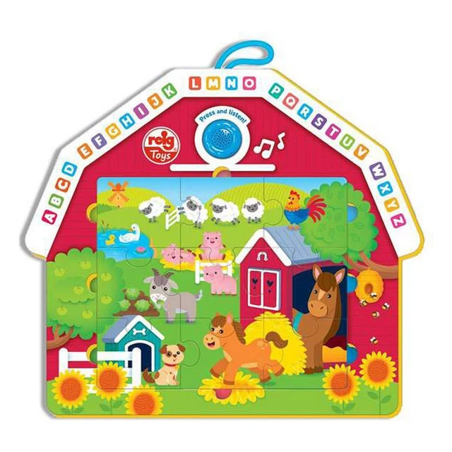Puzzle Merry Farmhouse 9 Pieces Musical