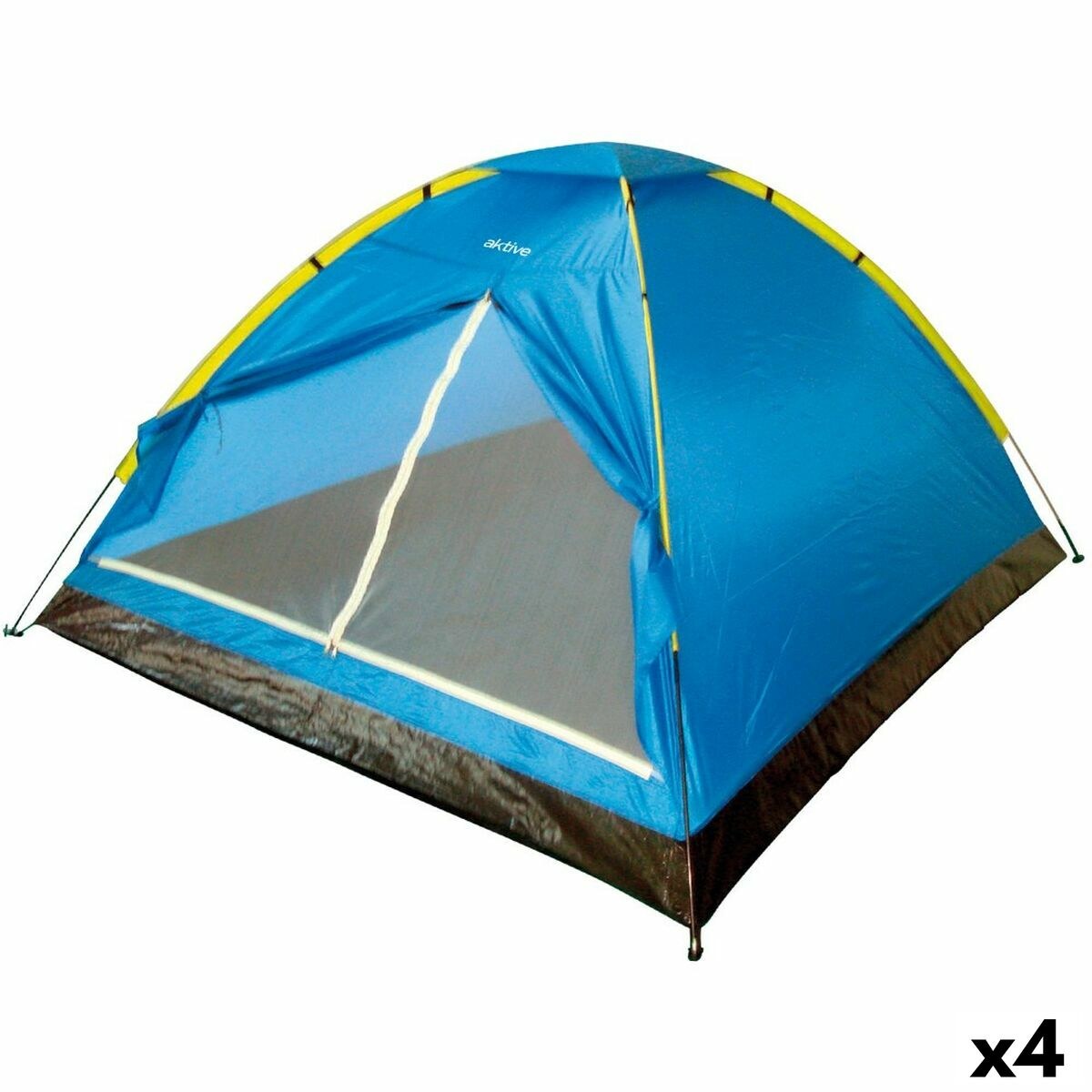 Tent 4 persons 210 x 130 x 240 cm (4 Units)