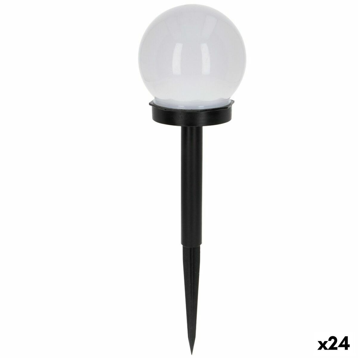 Solar garden lights Plastic 10 x 34 x 10 cm (24 Units)