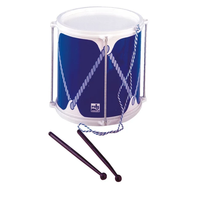 Musical Toy Drum Blue Plastic