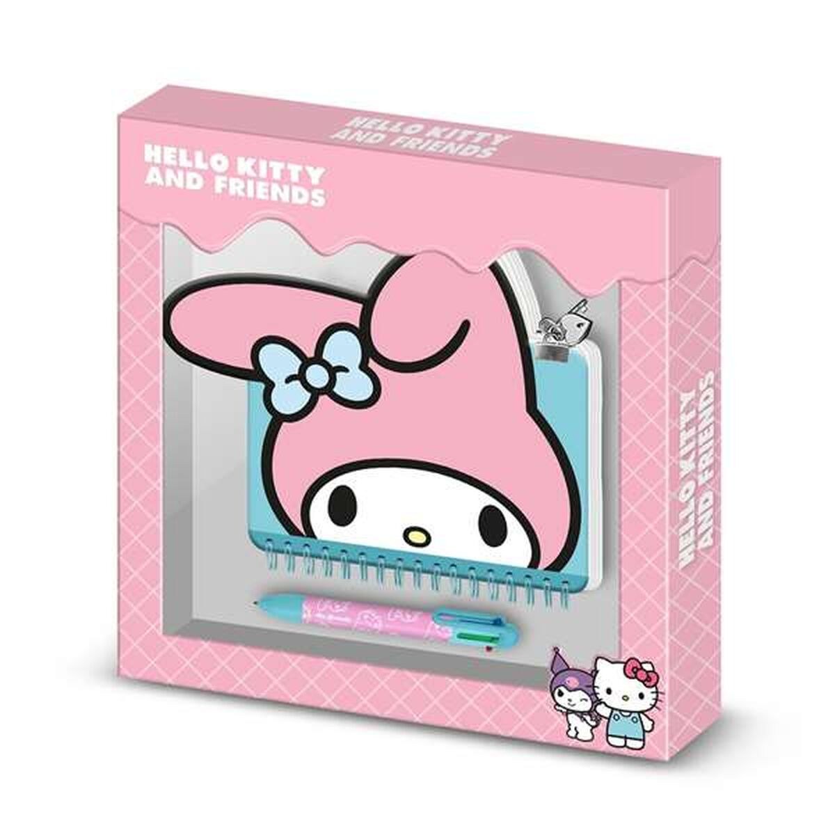 Diary with accessories Pink 24 x 23 x 2,5 cm