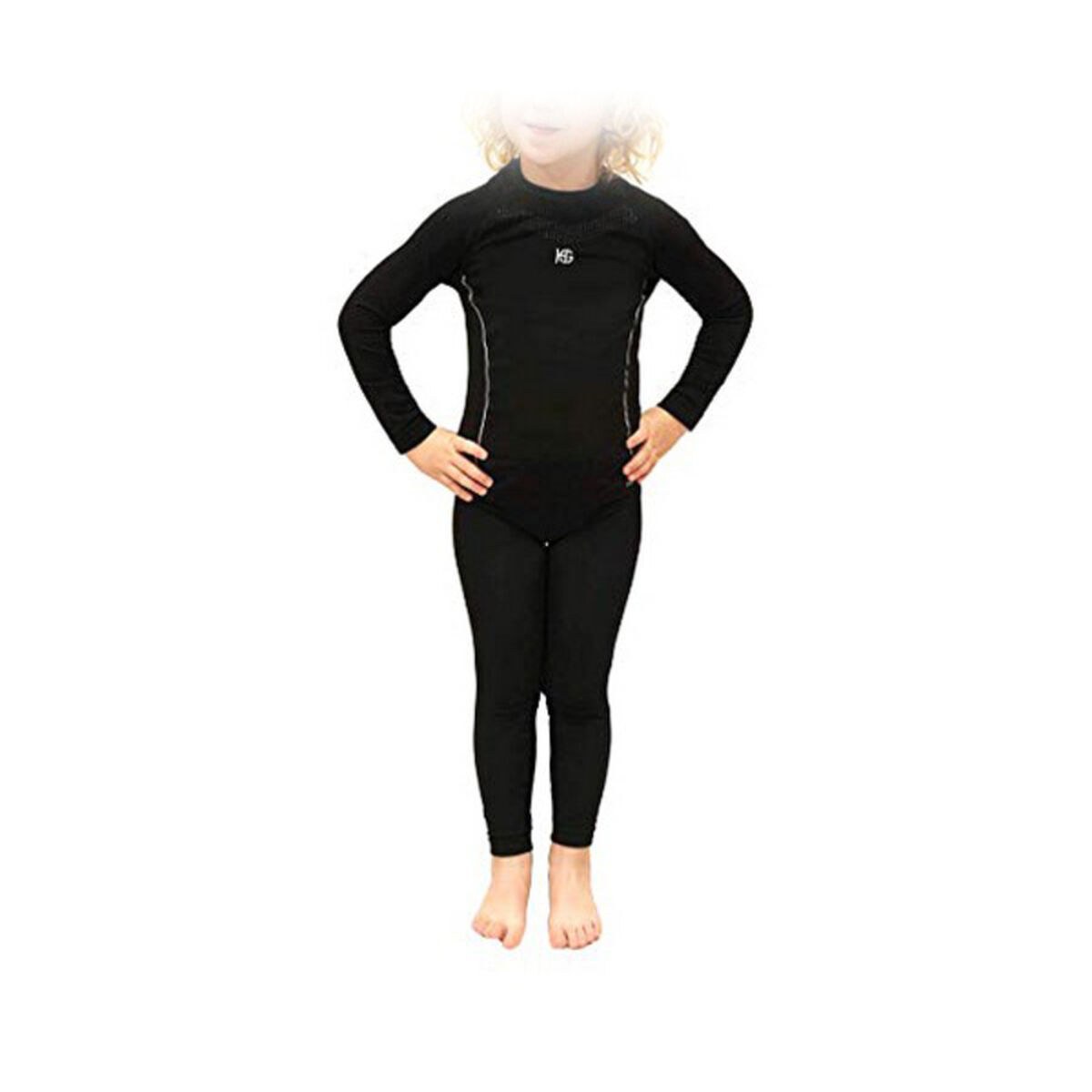 Children's Thermal T-shirt Hg-8090 Black