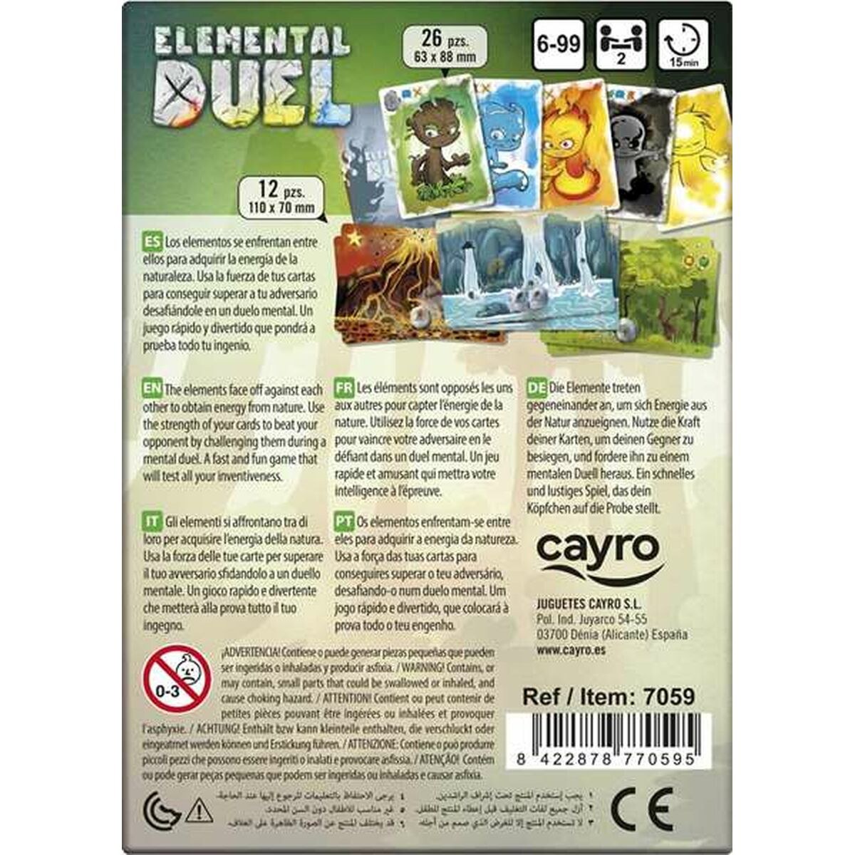 Board game Elemental Duel