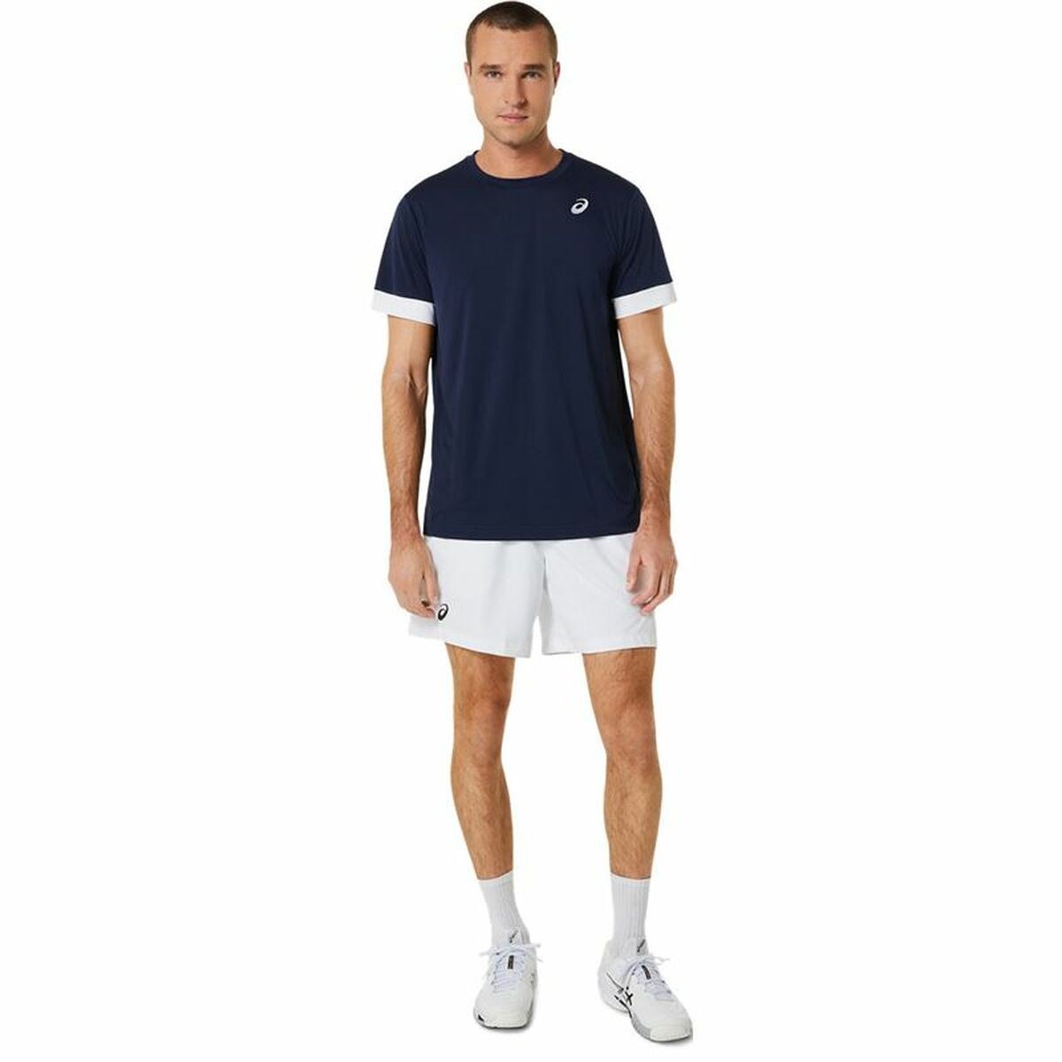 Short-sleeve Sports T-shirt Court Navy Blue Tennis