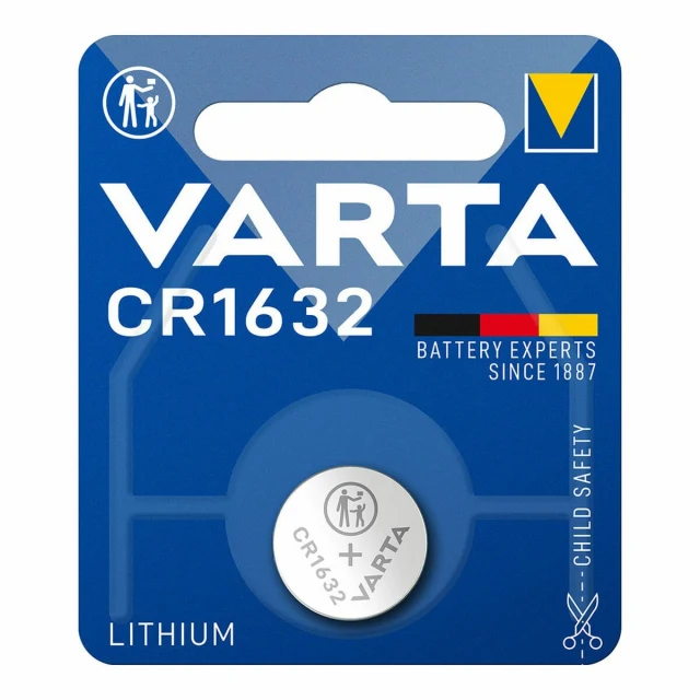 Lithium Button Cell Battery CR1632 3 V 1.55 V