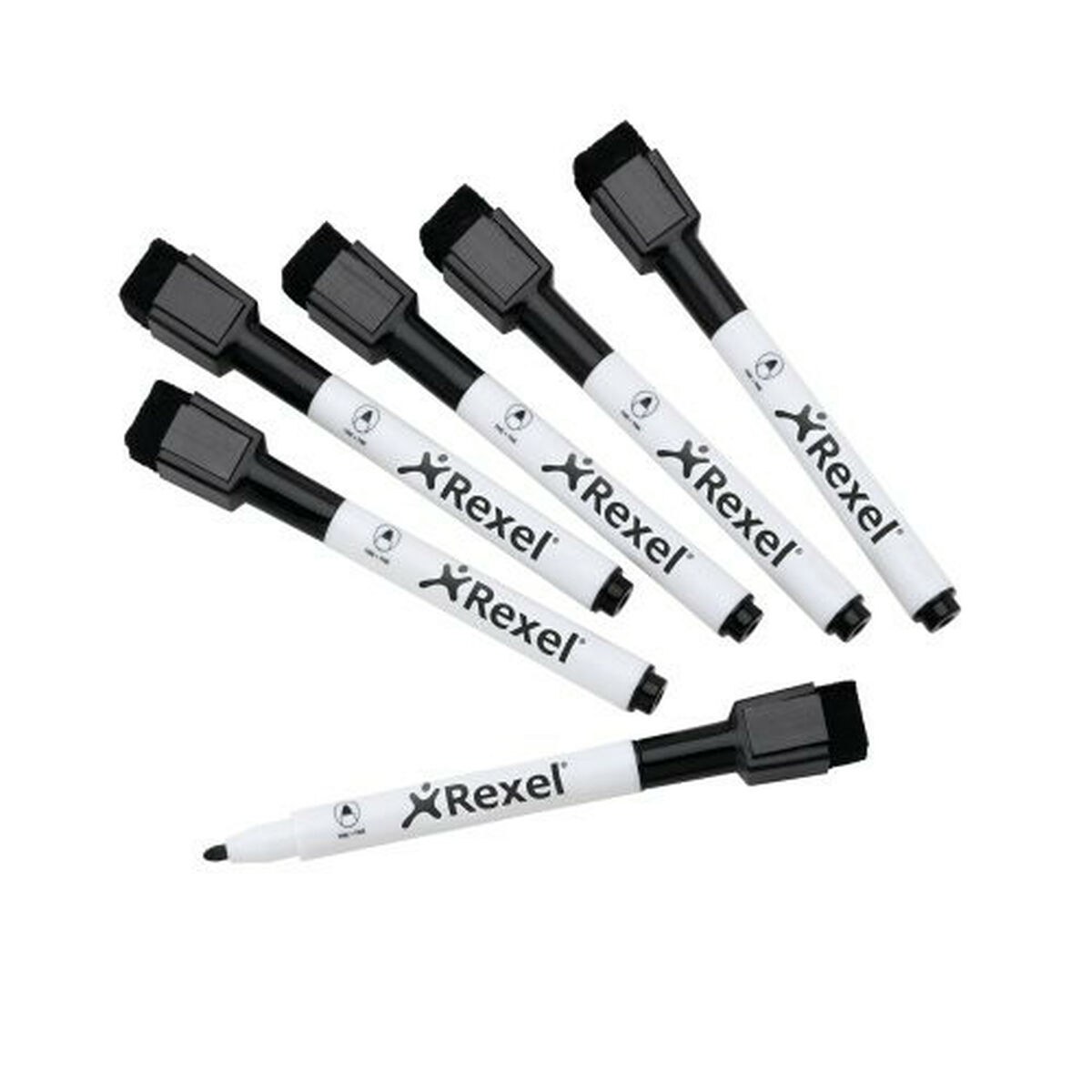 Whiteboard marker Black 6 Units (6 Units)