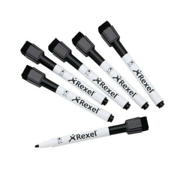 Whiteboard marker Black 6 Units (6 Units)