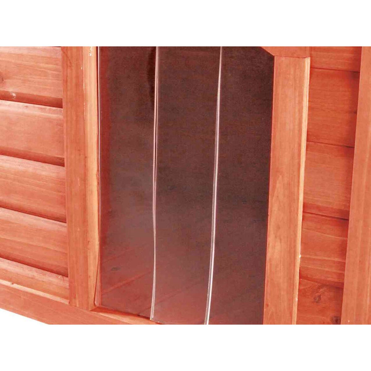 Dog House Door Brown 32 x 45 cm Plastic
