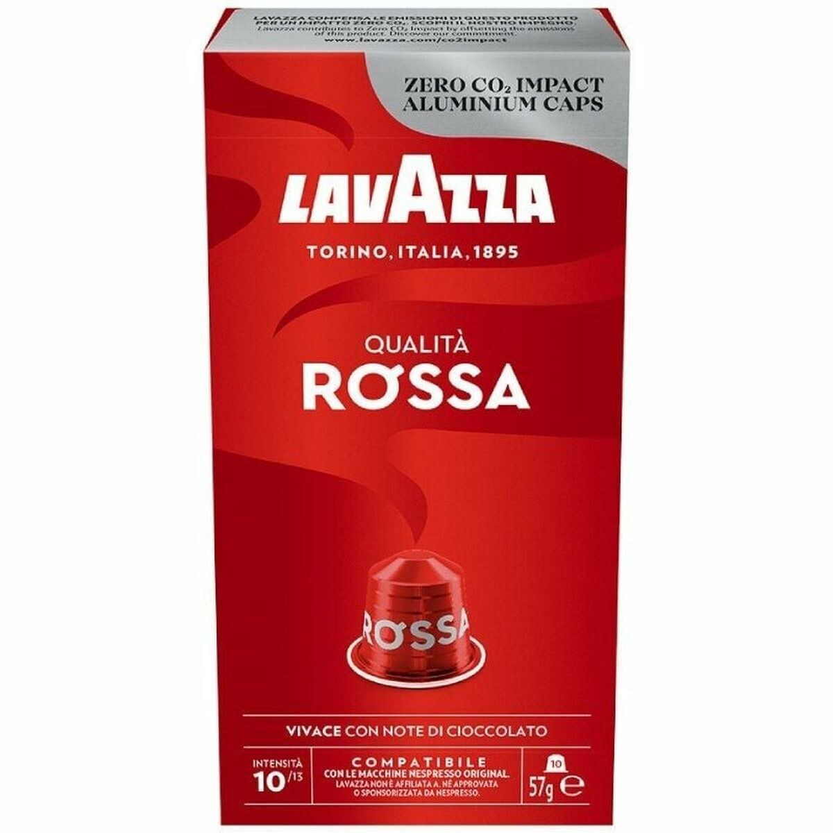 Coffee Capsules Qualitá Rossa 10 Pieces (10 Units)