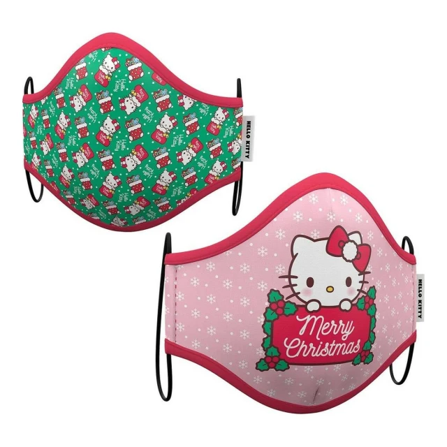 Hygienic Face Mask Hello Kitty Pink Children's (2 uds) (3-5 years)
