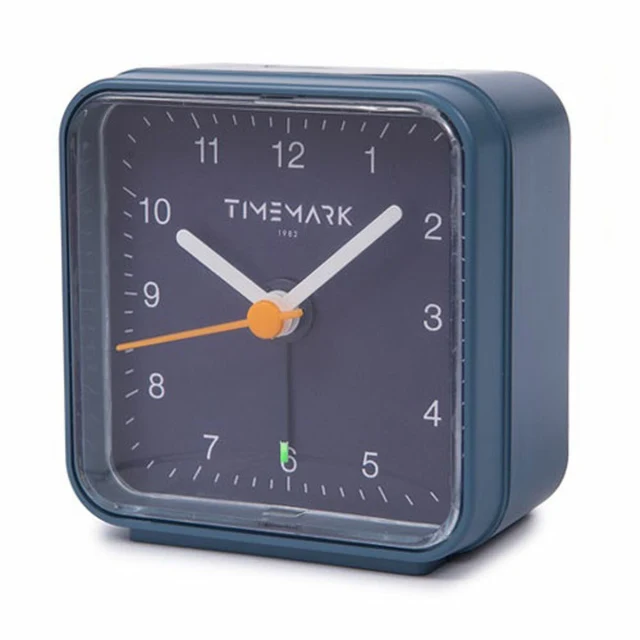 Alarm Clock Blue Plastic