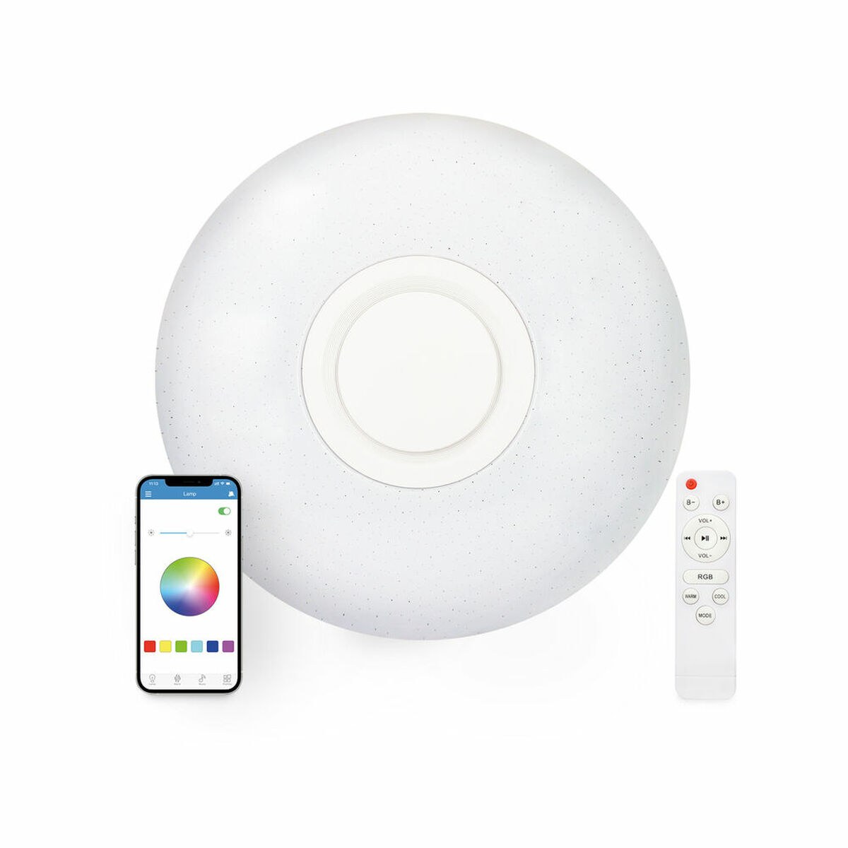 LED Flush-fitting ceiling light Rainbow 30W