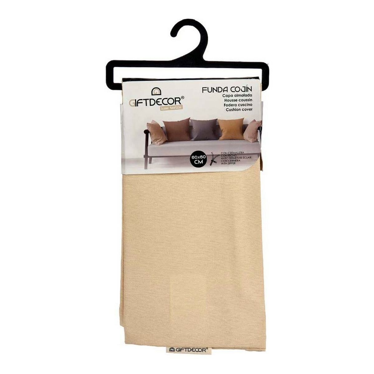 Cushion cover Beige