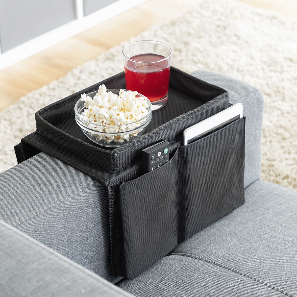 Sofa Tray with Organiser for Remote Controls IG814809 (Refurbished A)
