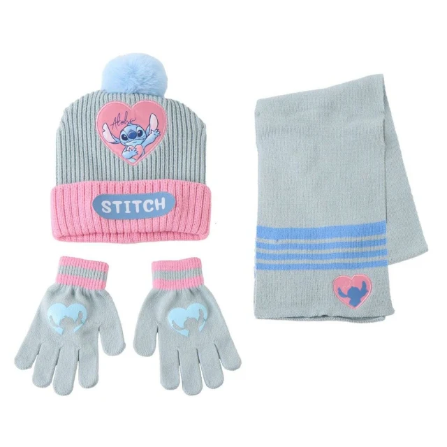 Hat & Gloves Light Blue