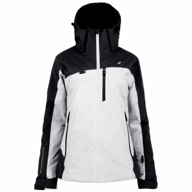 Ski Jacket Sestriere White Black