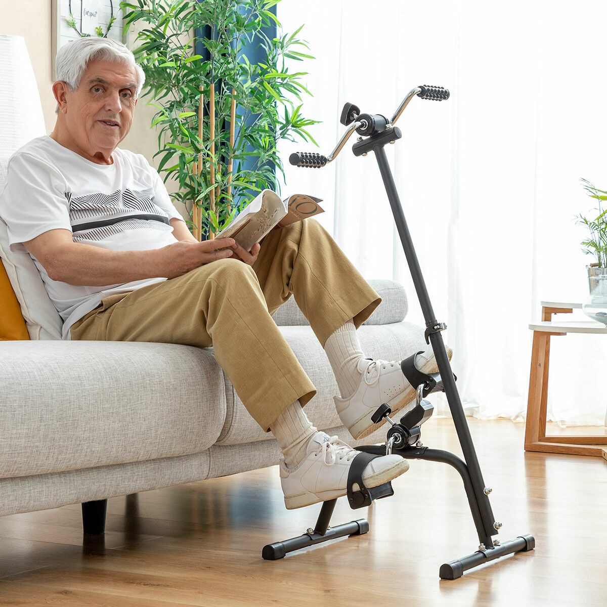 Dual Pedal Exerciser for Arms and Legs (Refurbished C)