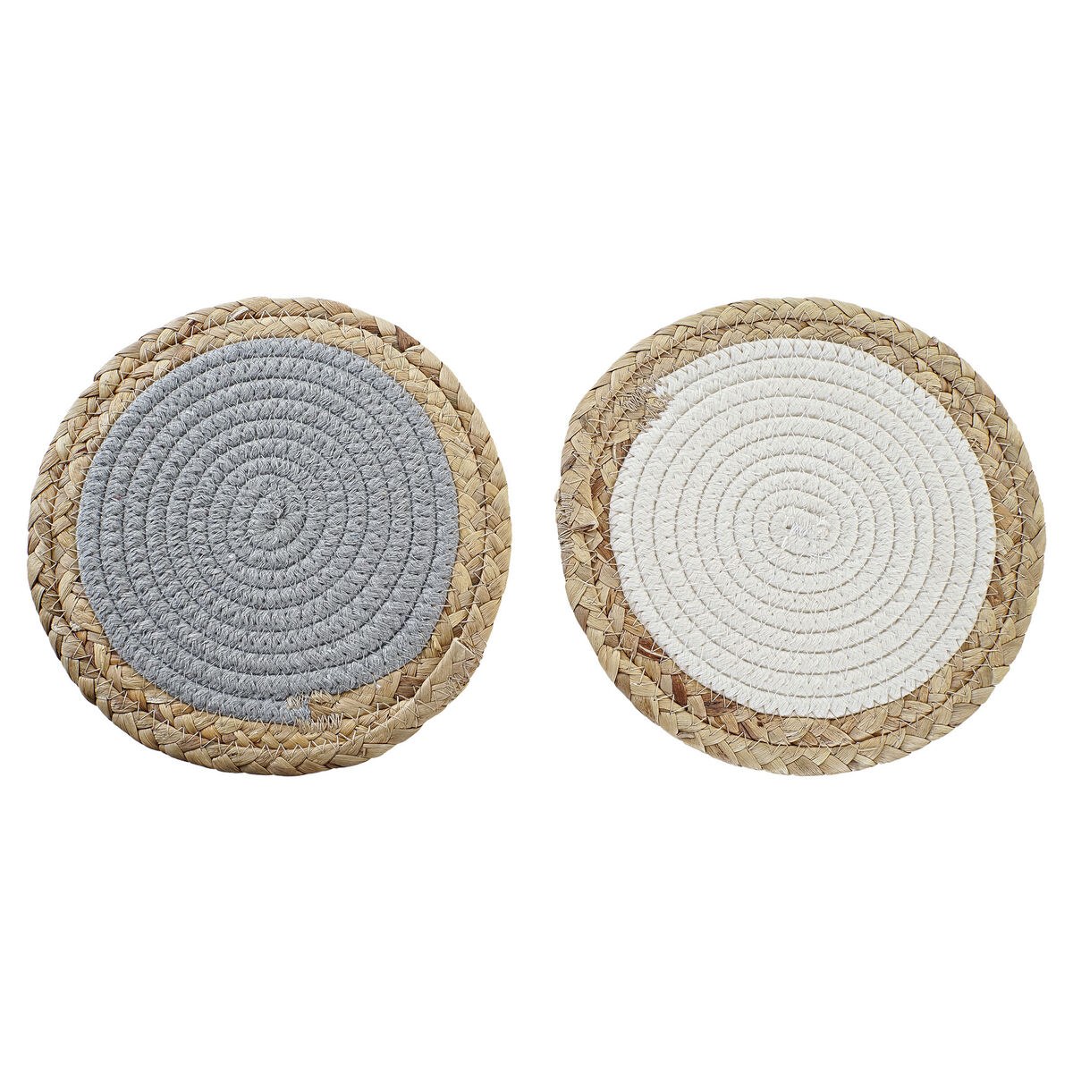 Table Mat Individual Cotton Fibre (20 x 20 x 1 cm) (2 Units)