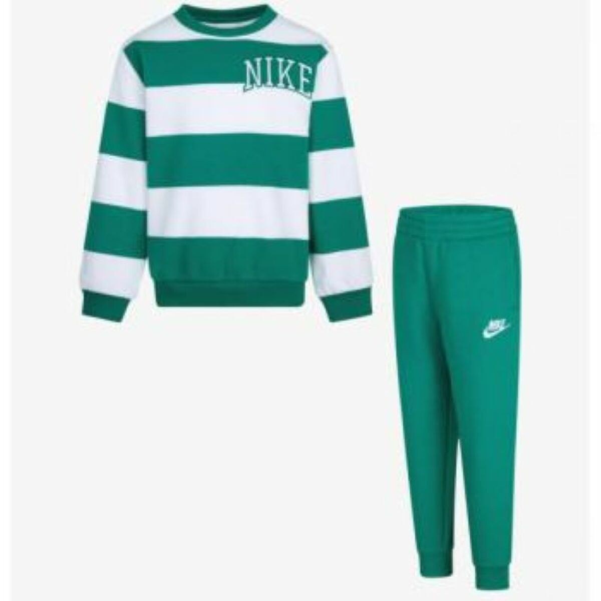 Set of clothes N NSW CLUB SNL STRIPE CREW 86M256 Green