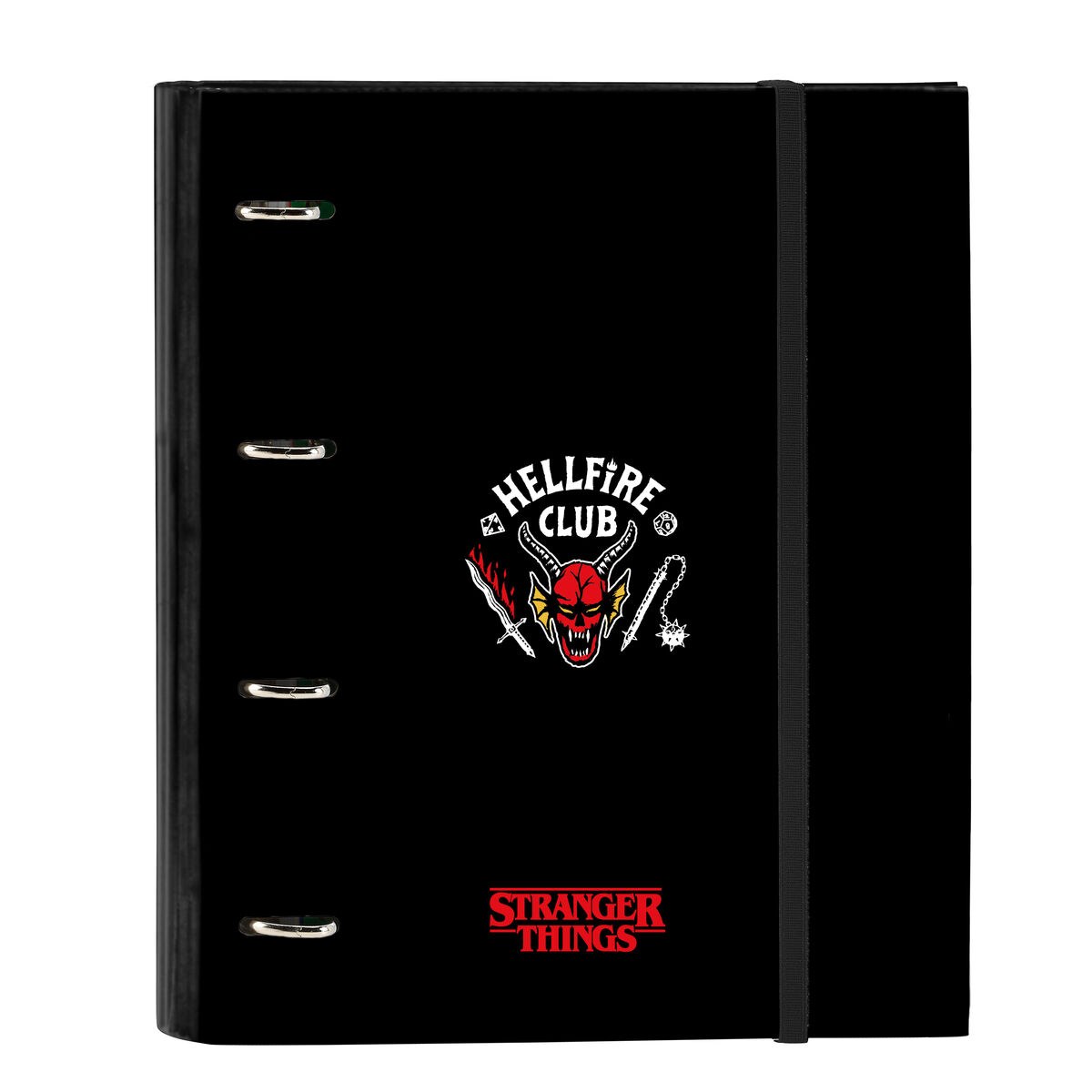 Ring binder Black 27 x 32 x 3.5 cm