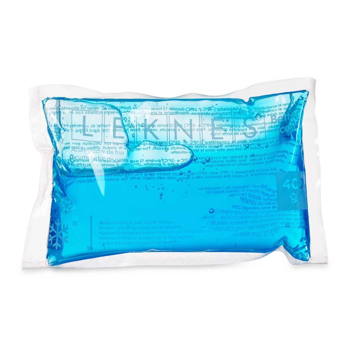 Bottle Cooler Blue Polyethylene 400 ml 22,5 x 3 x 14,5 cm (12 Units)