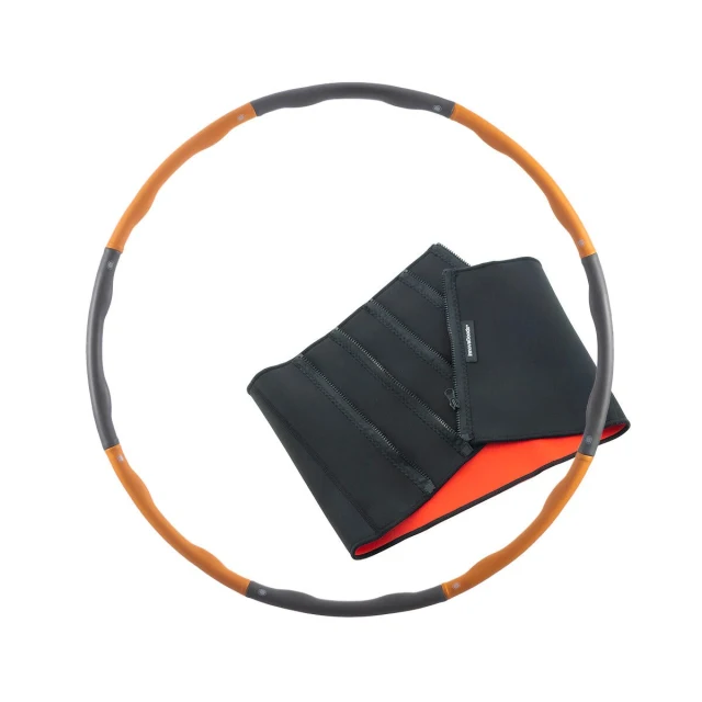 Pack Detachable Foam-covered Fitness Hoop and Sports Slimming Belt with Sauna Effect