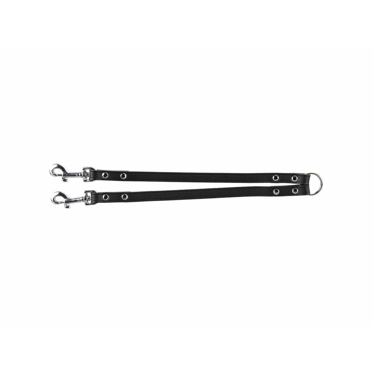 Coupling for 2-dog lead Black 30 cm XS/S