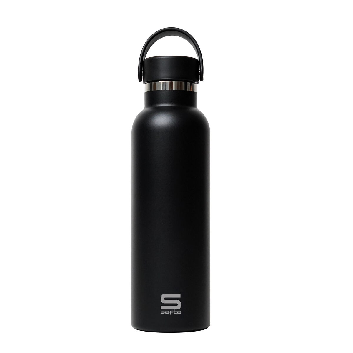 Thermal Bottle Negro Black Silicone Stainless steel