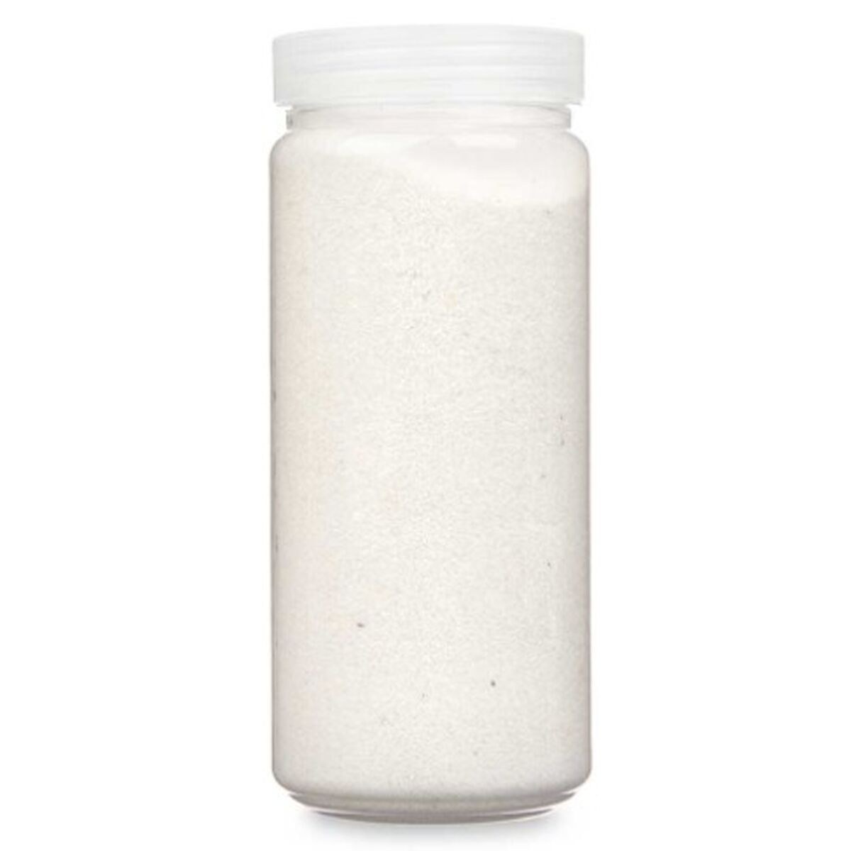 Decorative Sand White 700 g 6,2 x 15,3 x 6,2 cm 6,5 x 15,8 x 6,5 cm (12 Units)