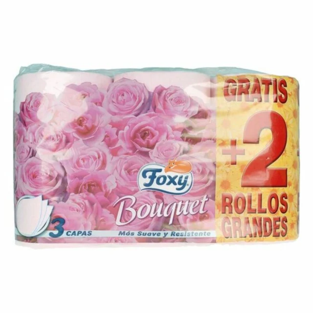 Toilet Roll Bouquet 3 layers 6 Pieces