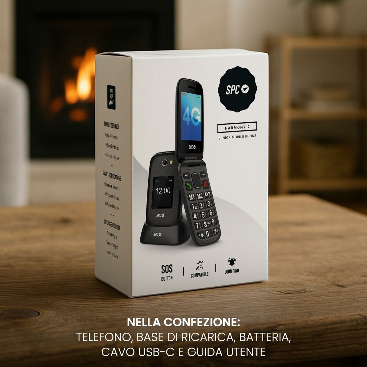 Mobile telephone for older adults 2337N Black 128 GB 128 MB 2,8"