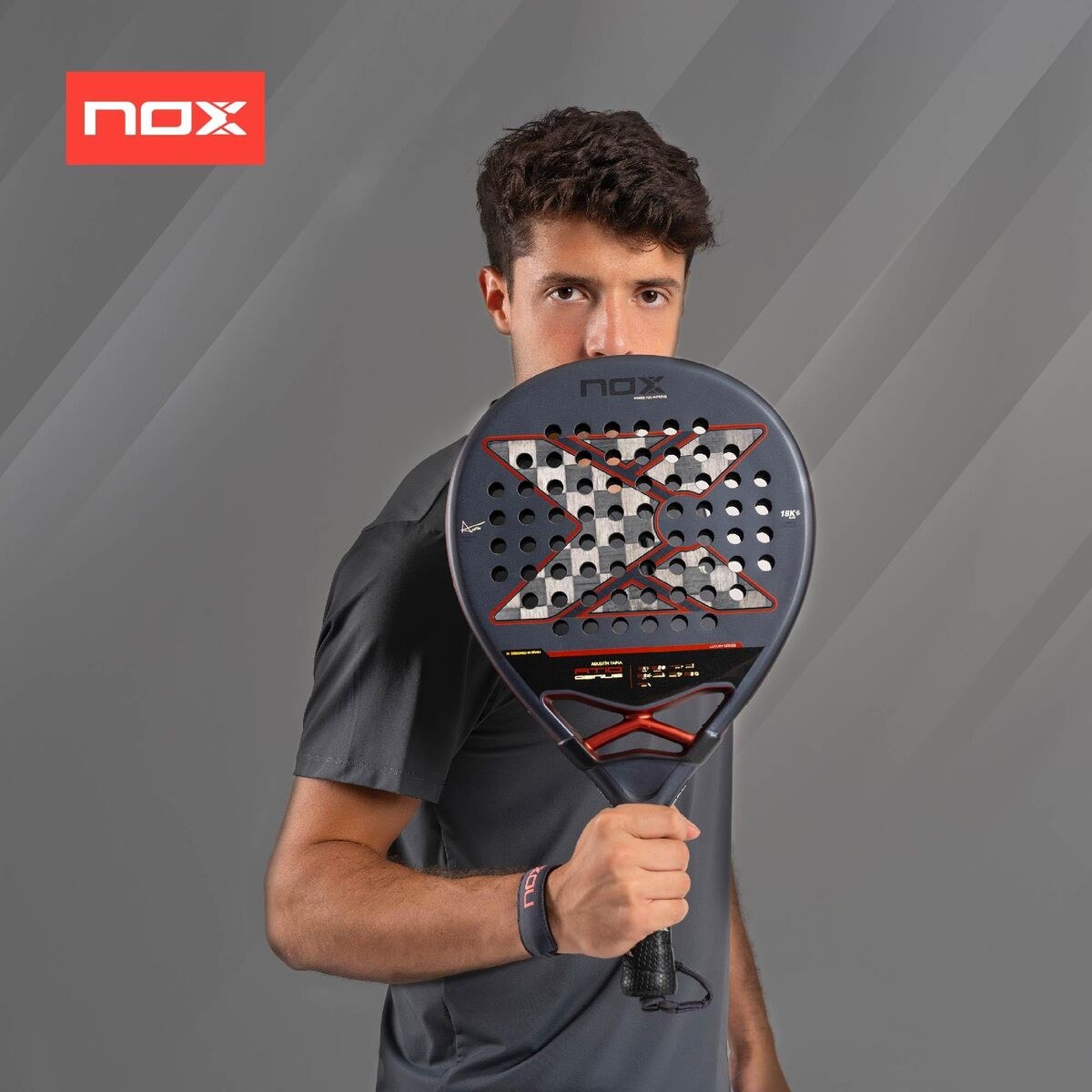 Padel Racket Nox Nox AT10 Genius 18K Black Charcoal