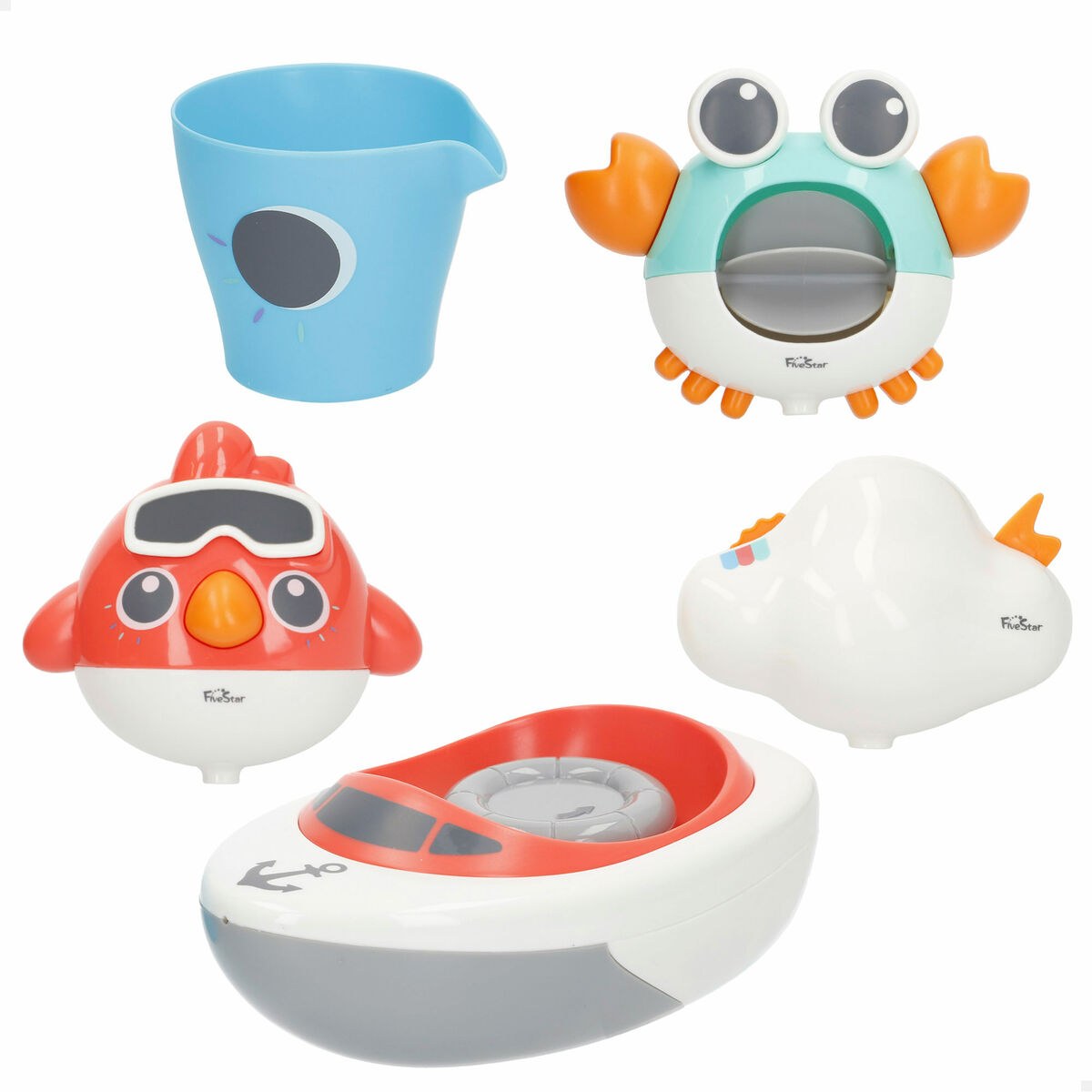 Bath Toy 16 x 6,5 x 9 cm 6 Units