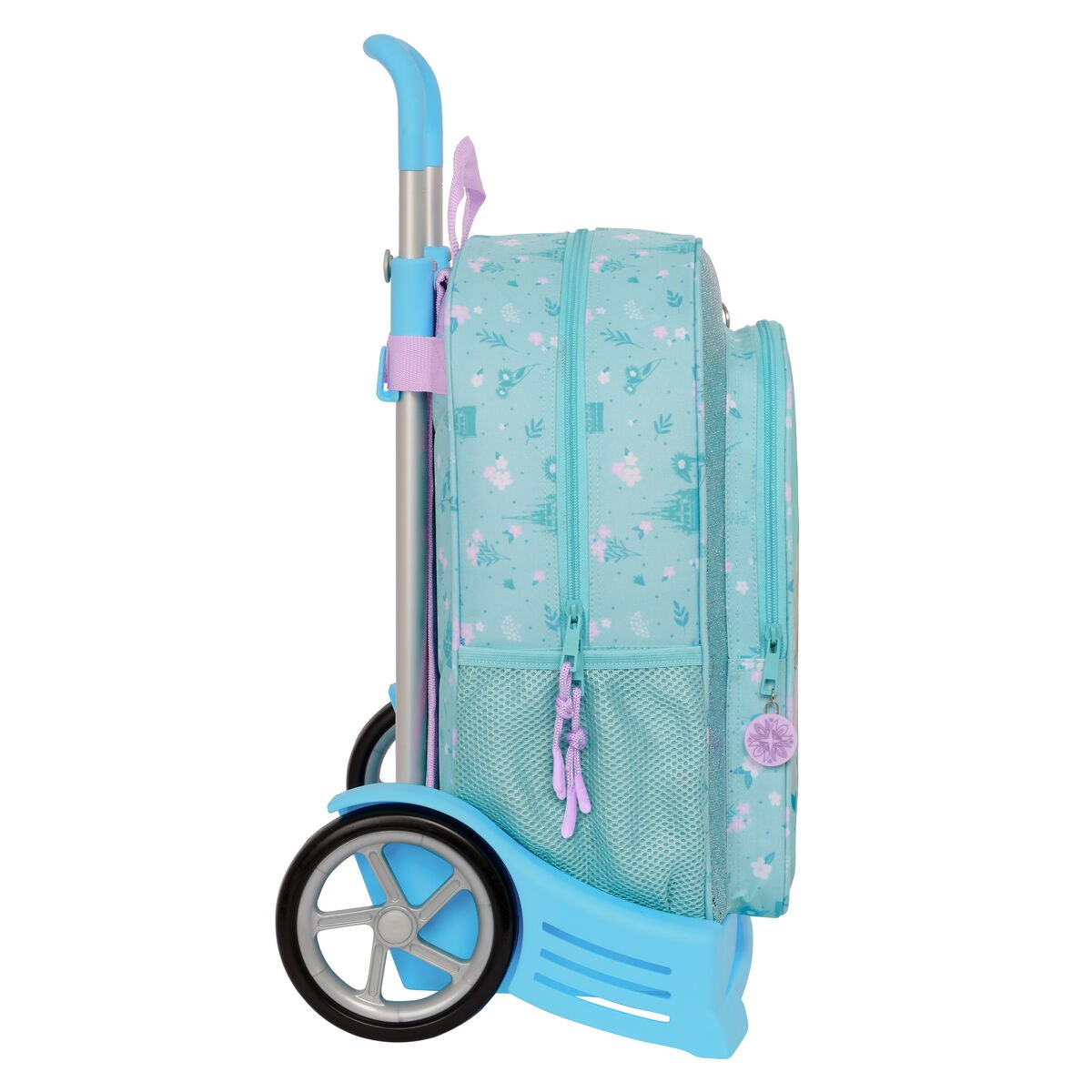School Rucksack with Wheels Hello spring Blue 33 x 42 x 14 cm
