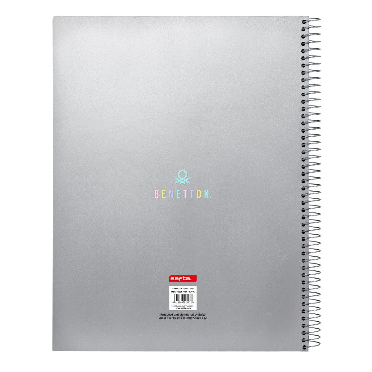 Book of Rings Silver Silver A4 120 Sheets