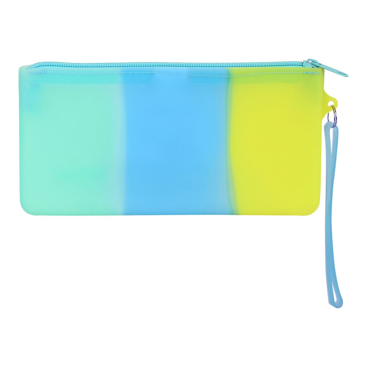School Case Blue Green Yellow (21 x 10.5 x 2 cm)