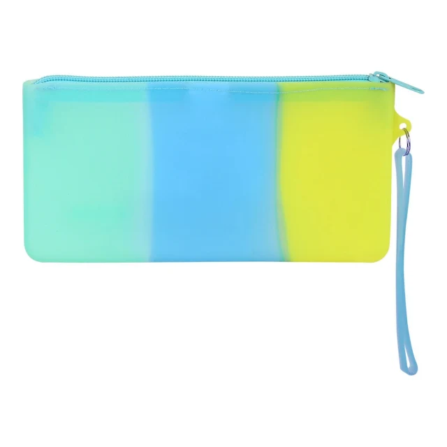 School Case Blue Green Yellow (21 x 10.5 x 2 cm)