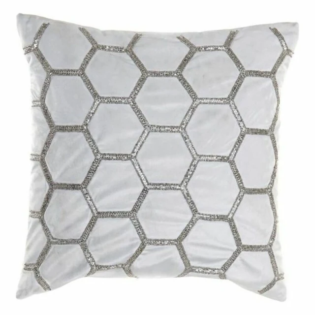 Cushion Velvet Geometric (45 x 45 cm)