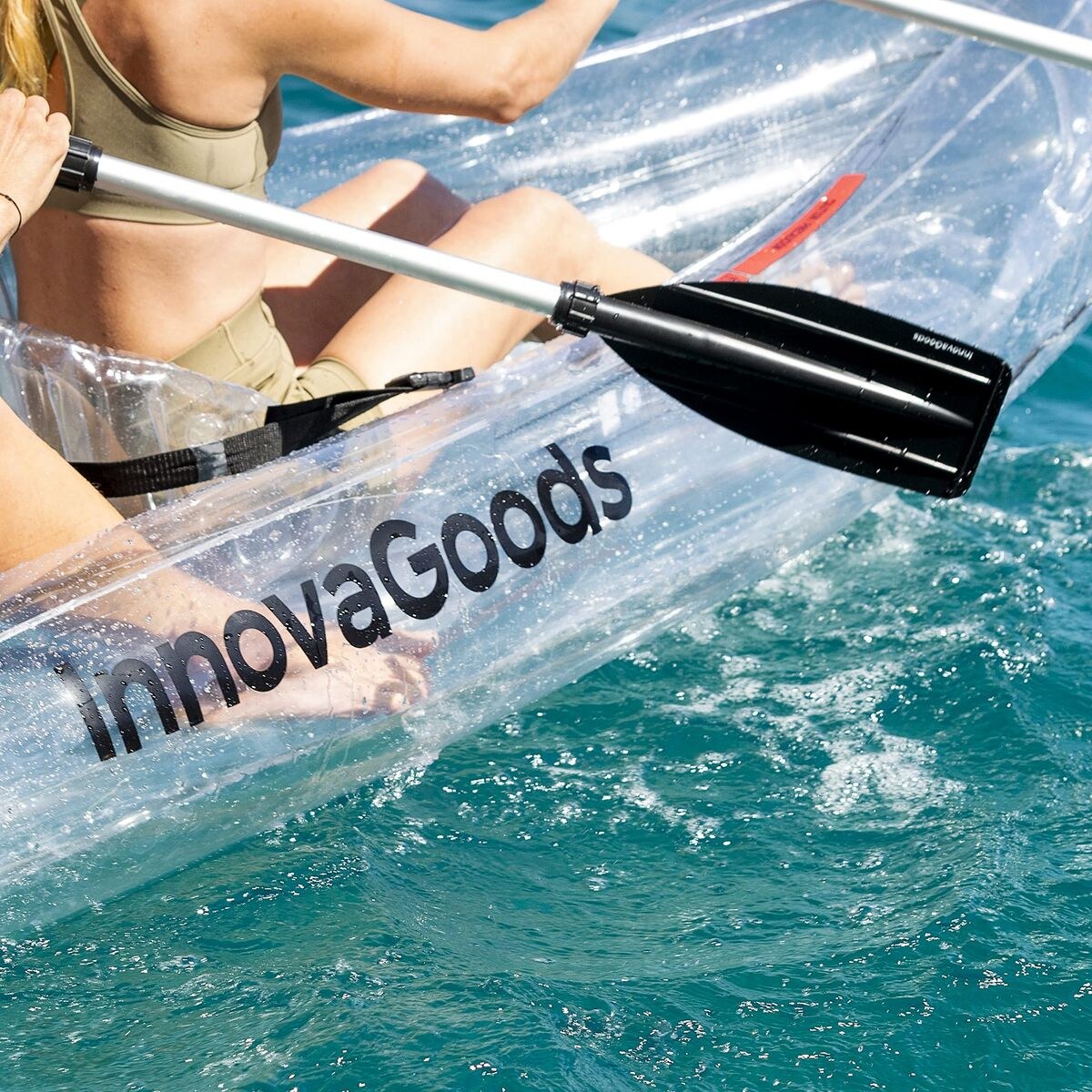Inflatable Transparent Kayak with Accessories 2 places 312 cm (Refurbished C)
