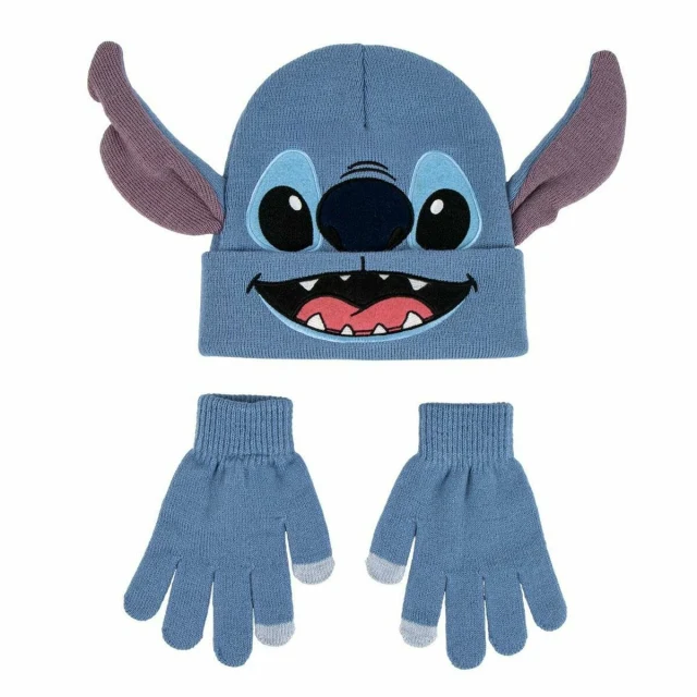 Hat & Gloves Blue 2 Pieces