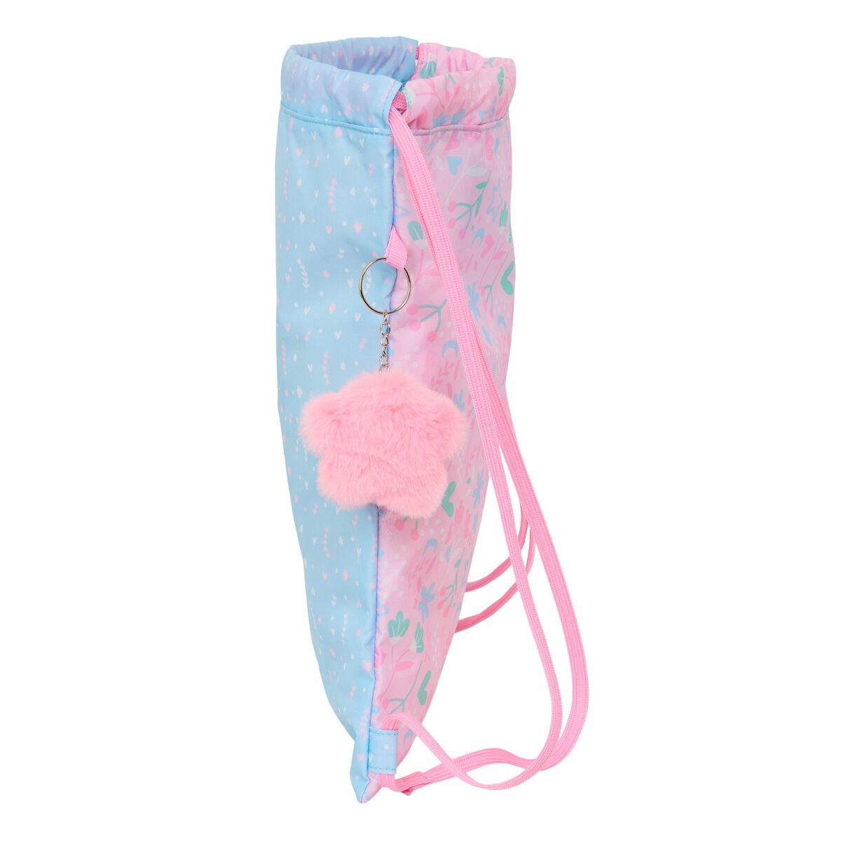 Backpack with Strings Smile Blue Pink 35 x 40 x 1 cm