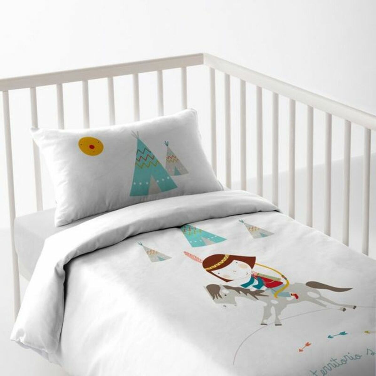 Cot Quilt Cover Indian C