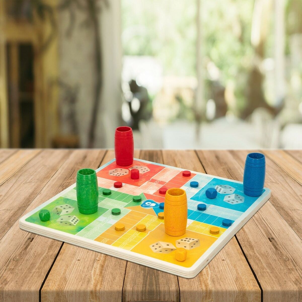 Parchís and Oca Board 25 x 1 x 25 cm (25 Pieces) (6 Units)
