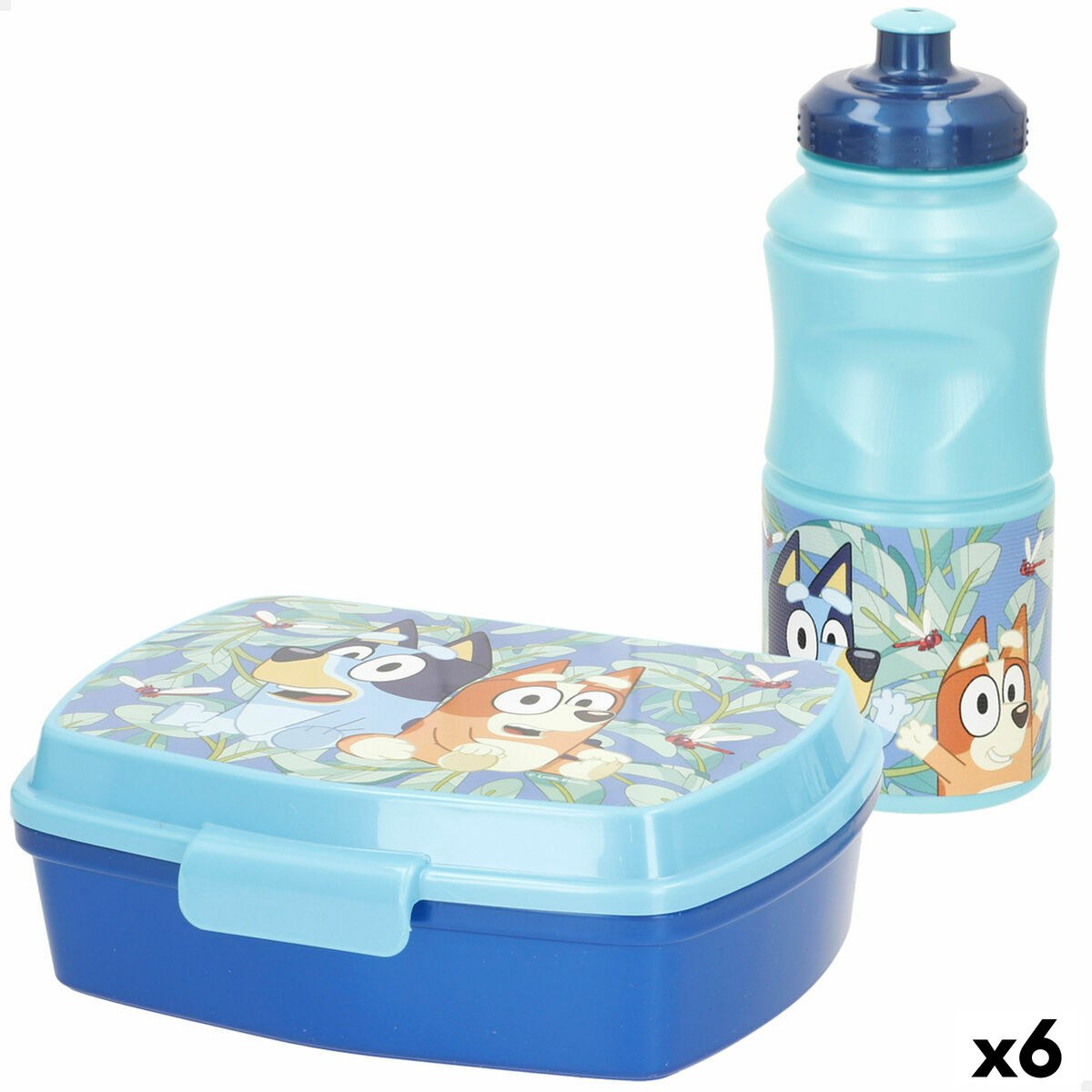 Lunch box 380 ml 17 x 5,5 x 13,5 cm Bottle (6 Units)